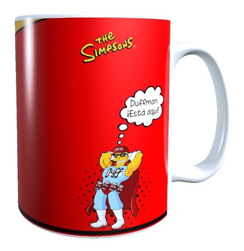 Taza Diseño Los Simpson, Duff - Duffman 320cc