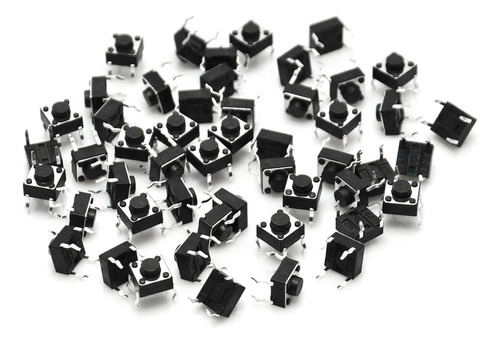 Push Button Boton Pulsador Tact Switch 6x6x6 Arduino X10