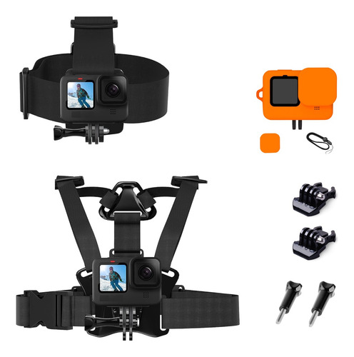 Arnes Para Pecho Y Cabeza Soporte Gopro - Funda