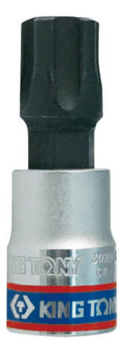 Dado Torx Seguridad 5 Puntas T55 Mando De 3/8 King Tony