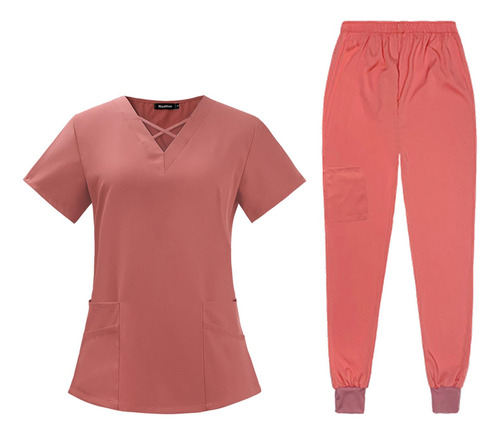 Conjunto De Uniformes De Enfermera Para Mujer, Uniforme De