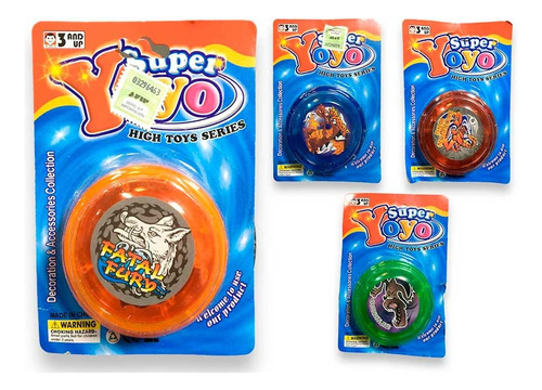 Yoyo Plástico Ideal Souvenirs Y Cumpleaños Infantil X10