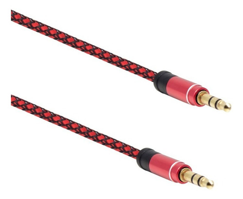 Cable Auxiliar 3.5mm Reforzado De 1 Metro Colores