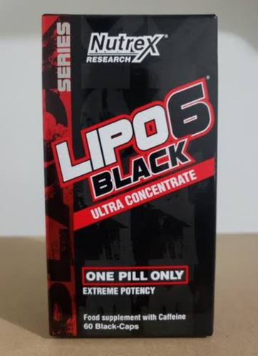 Lipo 6 Black Ultra Concetrado 60 Cápsulas Nutrex