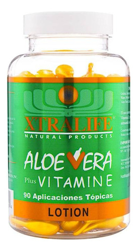 Aloe Vera Vitamina E Xtralife Potente Antioxidante 90softgel
