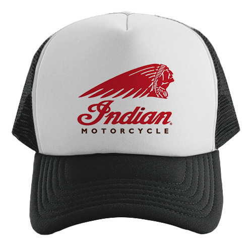 Gorra Trucker Indian Motorcycle Diseño Estampada