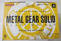 Comprar Psp Metal Gear Solid Peace Walker Premium Package 