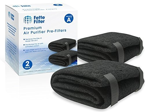 Fette Filtro Pack De 2 Prefiltro De Carbón Rolls | Compatibl