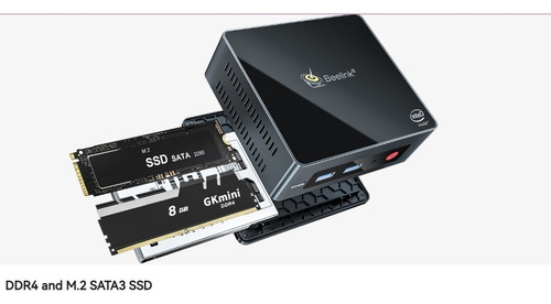 Imagen 2 de 4 de Mini Computador Intel Celeron Dual Ethernet Windows 11 Pro