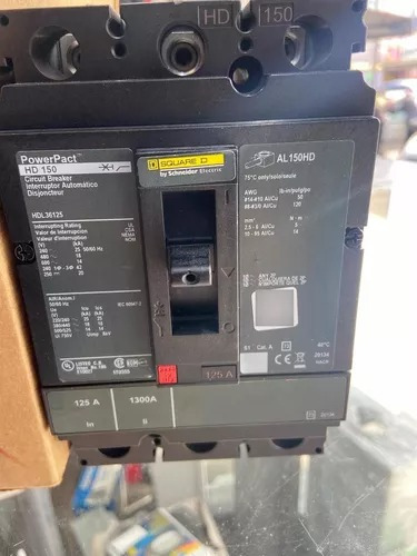 Interruptor Termomagnetico Square D 125 Amp Hdl36125
