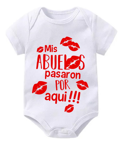 Mameluco Personalizado Bebé 100% Algodón