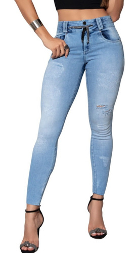 Calça Pitbull Pit Bull Jeans Feminina C/ Bojo Modela Bumbum