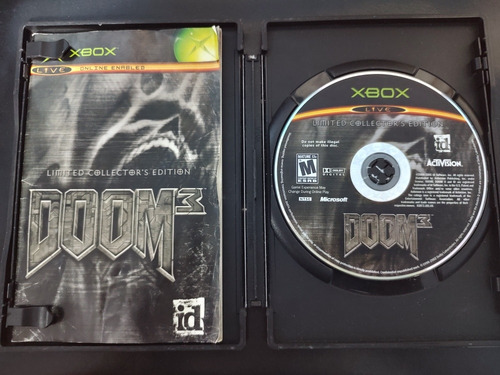 Doom 3 Limited Collectors Edition Xbox Clásico Original Fisi