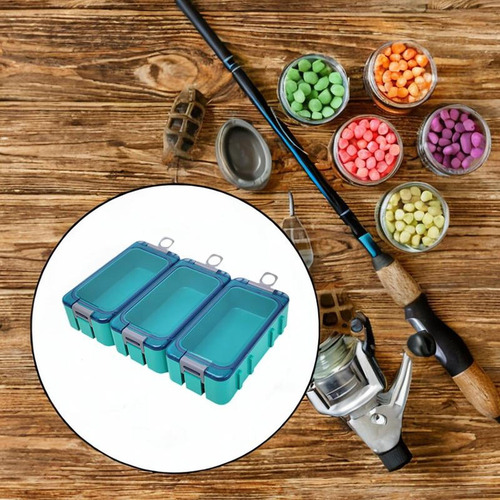 Fe 3 Piezas Luros De Pesca Caja Accesorios De Pesca