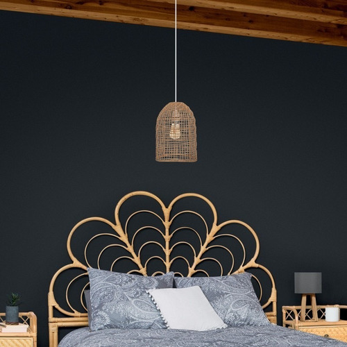 Iluminación Colgante En Rattan Finkel