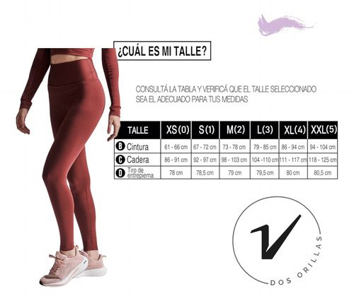 Calza Larga Secado Rapido Suplex Mujer Cero Transparencia