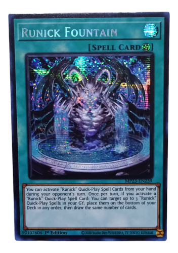 Yugi-oh Runick Fountain Tin Mp2023