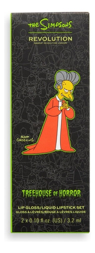 Revolução da maquiagem Labial Liquido Y Gloss The Simpsons Color Vampire Mr. Burns