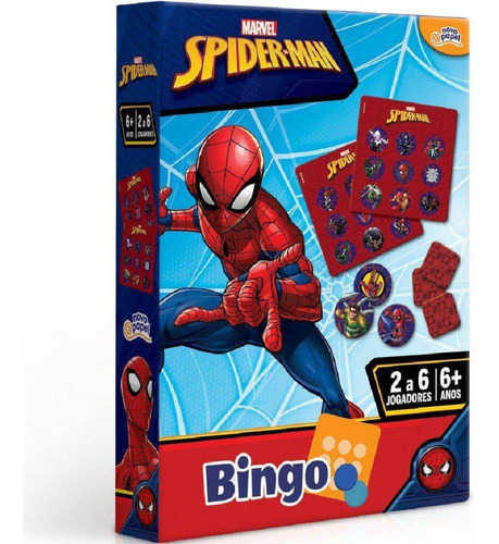 Jogo Marvel - Bingo Homem Aranha - Toyster 8017