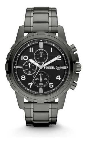 Reloj de pulsera Fossil FS4721, para hombre, con correa de acero inoxidable color