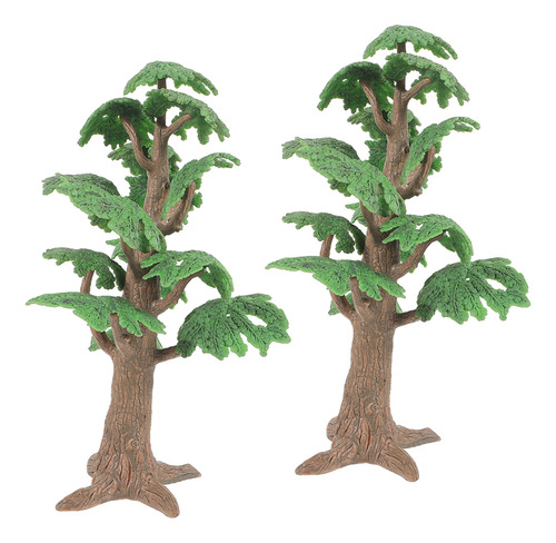 4 Árboles Artificiales En Miniatura: Pequeños Árboles Artifi