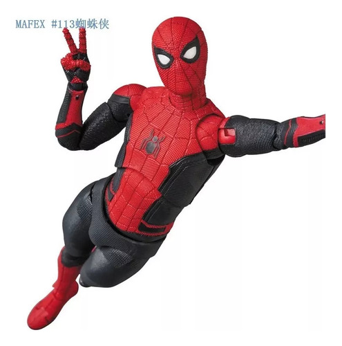 Homem-aranha Longe De Casa Mafex 113 Action Figure Modelo