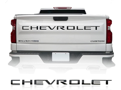 Insertos Portalón Chevrolet Silverado 3d Adhesivo 2019-2021