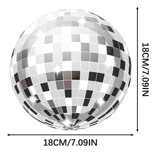 V 4005, 20 Unidades, Bolas Brillantes Desechables Para Decor