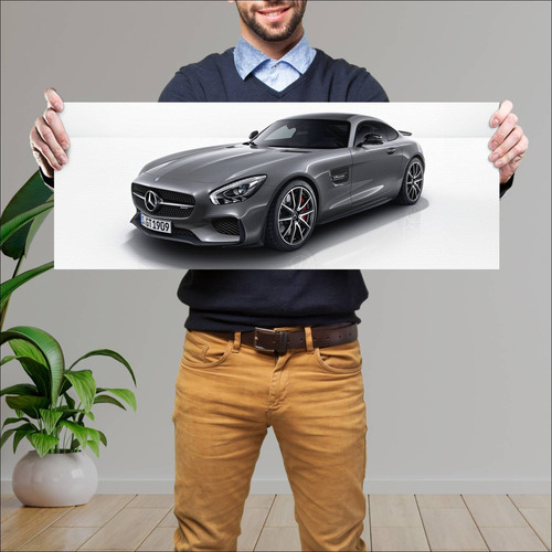 Cuadro 30x80cm Auto 2014 Mercedes Amg Gt S Editi 231