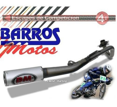 Escape Dm 4032k Karting 110 Dax =barros Motos=