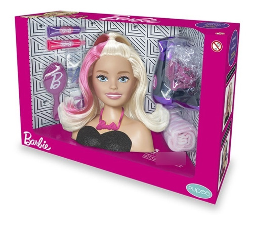 Imagem 1 de 7 de Barbie Styling Head - Boneca Para Pentear Com Acessórios