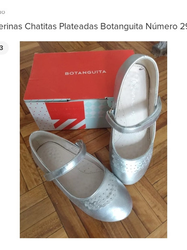 Balerina Chatitas Botanguita Talle 29