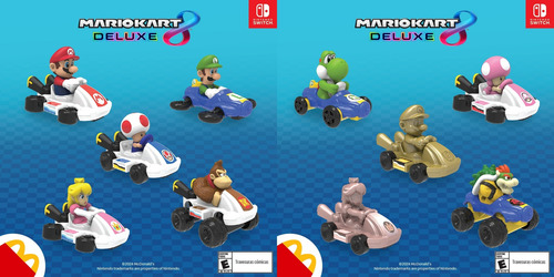 Muñeco Luigi Colección Mario Kart 8 Mcdonalds 2024 (Usado)