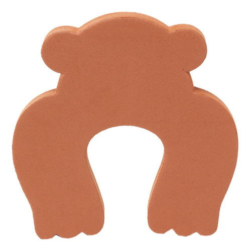 Topes De Seguridad Para Puerta, Mxnky-003, 3pzas, Changuito, Color Marrón