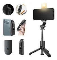 Comprar Estabilizador Para Smartphone Selfie Selfie Stick De Com Luz