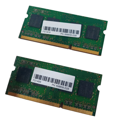 Kit C/2 Memória Smart Ddr3 Pcl3 -12800 4g Para Notebooks (Usado)