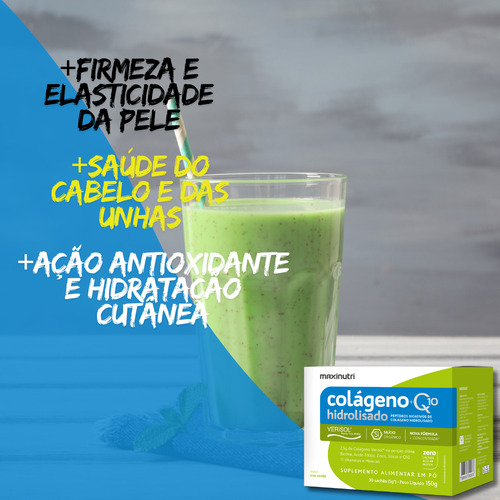 Colágeno Verisol 30 Sachês Uva Verde Q10 E Silicio Orgânico