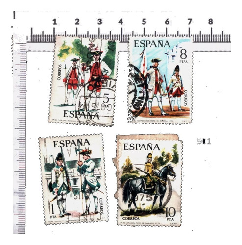 Sellos  Timbres  Postales Estampillas España  T 501