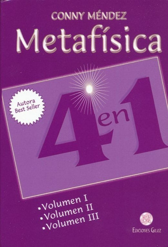 Paq. Metafísica 4 En 1 / Vol. 1 / Vol. 2 / Vol. 3, De Méndez, Ny., Vol. No. Editorial Ediciones Giluz, Tapa Blanda En Español, 1