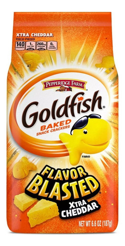 Goldfish Galletas Horneadas Xtra Cheddar 187g Americanas