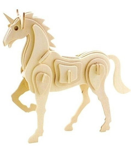 Puzle Rompecabezas Unicornio 3d Madera Robotime Tsuy