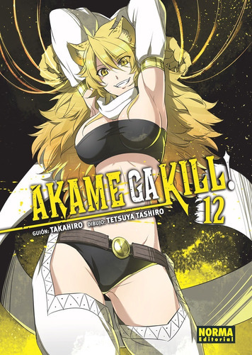 Akame Ga Kill No. 12, De Takahiro. Editorial Norma Comics, Tapa Blanda En Español, 2017