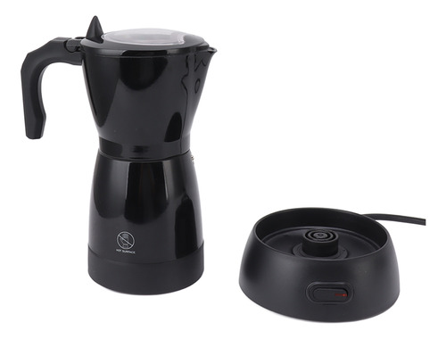 Moka Pot Visible, 300 Ml, Orificios Finos, 550 W, Enchufe Es