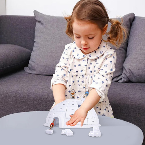 Pingüino Iglú Demolición Modelo De Hielo Juguete Educativo
