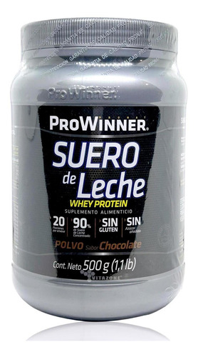 Suero De Leche (whey Protein) Chocolate 500 G Prowinner