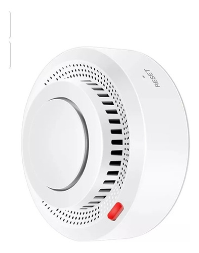 Sensor Fumaça Alarme Sonoro Detector Incêndio Wi-fi Celular Cor Branco
