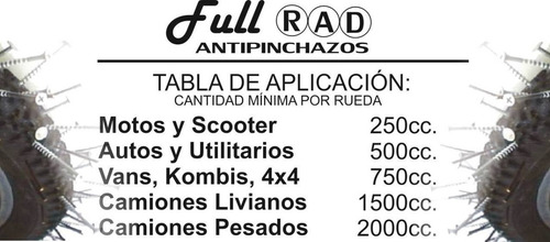 Sellador Para Llantas Con Y Sin Cámaras Fullrad No Slime