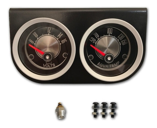 Kit 2 Manômetros Elétrico Temp Ford Maverick Gtv8 Sl Super