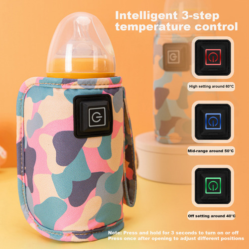 Calentador De Botellas De Viaje Usb: Cubierta Aislante Para