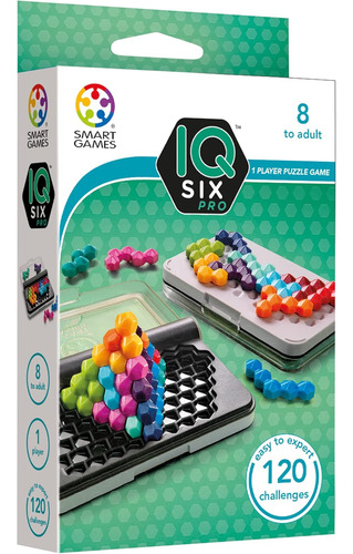 Juego De Rompecabezas 3d Iq Six Pro Smartgames, 120 Desaf...